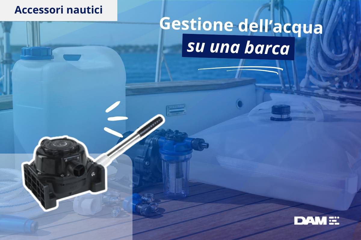 Gestione dell’acqua su una barca: riserve, risparmio e acque reflue